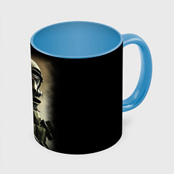 Кружка цветная Counter strike 2 спецназ