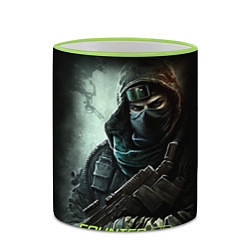 Кружка 3D Counter strike 2 спецназ, цвет: 3D-светло-зеленый кант — фото 2