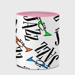 Кружка 3D Just jazz in color, цвет: 3D-белый + розовый — фото 2