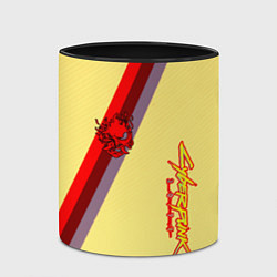 Кружка 3D Samurai geometry steel, цвет: 3D-белый + черный — фото 2