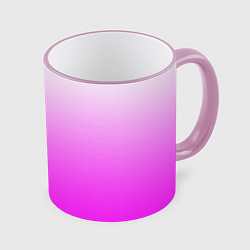 Кружка 3D Gradient color pink, цвет: 3D-розовый кант