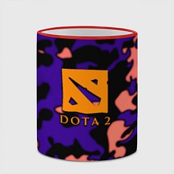 Кружка 3D DOTA 2 камуфляж, цвет: 3D-красный кант — фото 2