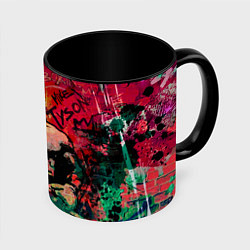 Кружка 3D Майк Тайсон - лучший навсегда, цвет: 3D-белый + черный