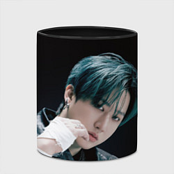 Кружка 3D Stray Kids Changbin Giant concept, цвет: 3D-белый + черный — фото 2