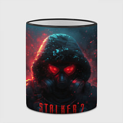 Кружка 3D Stalker 2 аномальная зона, цвет: 3D-черный кант — фото 2