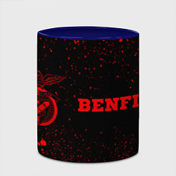 Кружка 3D Benfica - red gradient по-горизонтали, цвет: 3D-белый + синий — фото 2