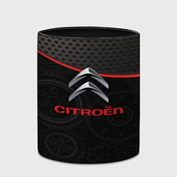 Кружка 3D Citroen auto car, цвет: 3D-белый + черный — фото 2