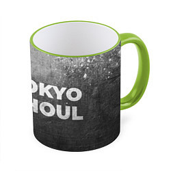 Кружка 3D Tokyo Ghoul - grey gradient по-горизонтали, цвет: 3D-светло-зеленый кант