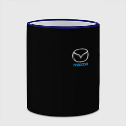 Кружка 3D Mazda logo auto, цвет: 3D-синий кант — фото 2