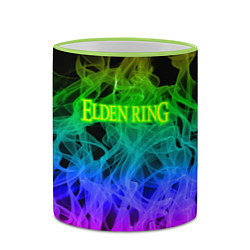 Кружка 3D Elden ring flame, цвет: 3D-светло-зеленый кант — фото 2