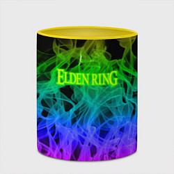 Кружка 3D Elden ring flame, цвет: 3D-белый + желтый — фото 2