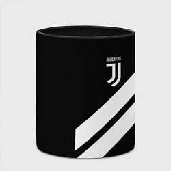 Кружка 3D Juventus line white, цвет: 3D-белый + черный — фото 2
