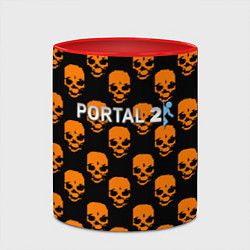 Кружка 3D Portal skull pattern, цвет: 3D-белый + красный — фото 2