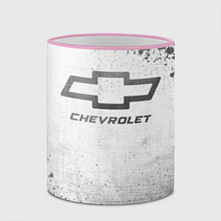 Кружка 3D Chevrolet - white gradient, цвет: 3D-розовый кант — фото 2