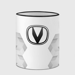 Кружка 3D Changan white poly, цвет: 3D-черный кант — фото 2