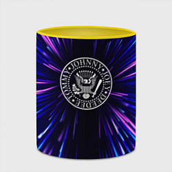 Кружка 3D Ramones neon energy, цвет: 3D-белый + желтый — фото 2