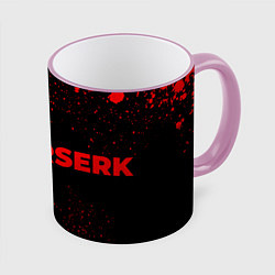 Кружка 3D Berserk - red gradient по-горизонтали, цвет: 3D-розовый кант