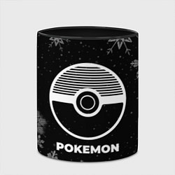 Кружка 3D Снежный Pokemon, цвет: 3D-белый + черный — фото 2