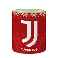 Кружка 3D Новогодний Juventus, цвет: 3D-светло-зеленый кант — фото 2