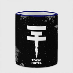 Кружка 3D Снежный Tokio Hotel, цвет: 3D-синий кант — фото 2