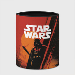 Кружка 3D Darth Vader - Star Wars, цвет: 3D-белый + черный — фото 2