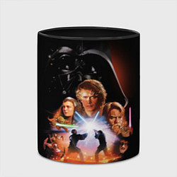 Кружка 3D Звездные войны - Месть ситхов, цвет: 3D-белый + черный — фото 2