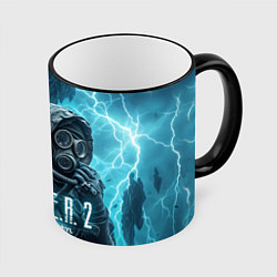 Кружка 3D S t a l k e r 2 heart of Chornobyl, цвет: 3D-черный кант