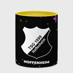 Кружка 3D Hoffenheim конфети, цвет: 3D-белый + желтый — фото 2