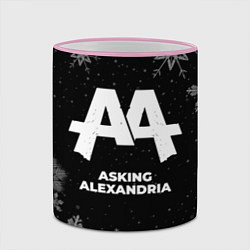 Кружка 3D Снежный Asking Alexandria, цвет: 3D-розовый кант — фото 2