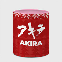 Кружка 3D Новогодний Akira, цвет: 3D-белый + розовый — фото 2