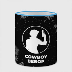 Кружка 3D Снежный Cowboy Bebop, цвет: 3D-небесно-голубой кант — фото 2