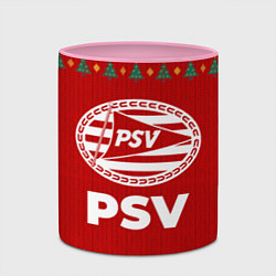 Кружка 3D PSV new year, цвет: 3D-белый + розовый — фото 2