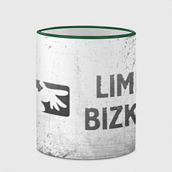 Кружка 3D Limp Bizkit - white gradient по-горизонтали, цвет: 3D-зеленый кант — фото 2