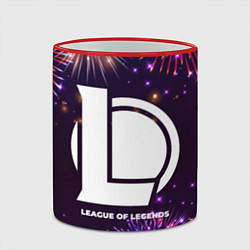 Кружка 3D Праздничный League of Legends, цвет: 3D-красный кант — фото 2