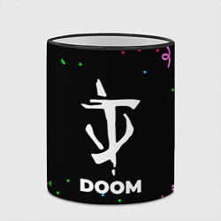 Кружка 3D Doom конфети, цвет: 3D-черный кант — фото 2