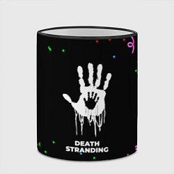 Кружка 3D Death Stranding конфети, цвет: 3D-черный кант — фото 2