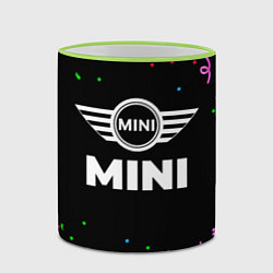 Кружка 3D Mini конфети, цвет: 3D-светло-зеленый кант — фото 2