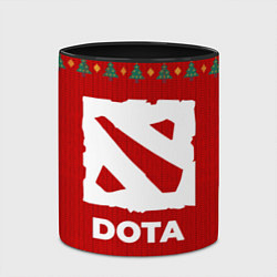 Кружка 3D Dota new year, цвет: 3D-белый + черный — фото 2