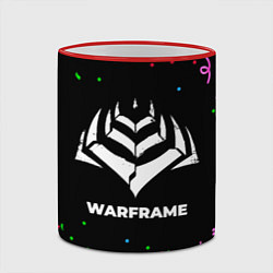 Кружка 3D Warframe конфети, цвет: 3D-красный кант — фото 2