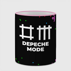 Кружка 3D Depeche Mode конфети, цвет: 3D-розовый кант — фото 2