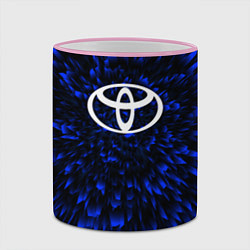 Кружка 3D Toyota blue energy, цвет: 3D-розовый кант — фото 2