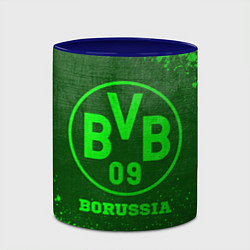 Кружка 3D Borussia - green gradient, цвет: 3D-белый + синий — фото 2