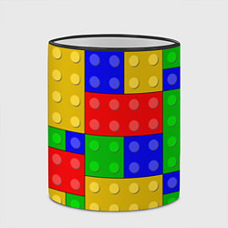 Кружка 3D Детали Лего, цвет: 3D-черный кант — фото 2