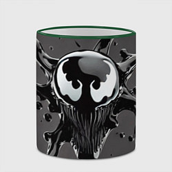 Кружка 3D Морда Венома - ядовитая слизь, цвет: 3D-зеленый кант — фото 2