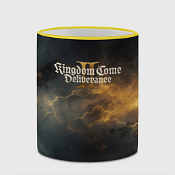 Кружка 3D Kingdom Come Deliverance 2 dark style, цвет: 3D-желтый кант — фото 2