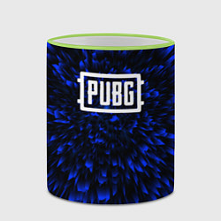 Кружка 3D PUBG blue energy, цвет: 3D-светло-зеленый кант — фото 2
