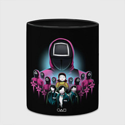 Кружка 3D Персонажи в Sguid game, цвет: 3D-белый + черный — фото 2