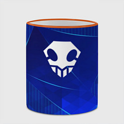 Кружка 3D Bleach blue poly, цвет: 3D-оранжевый кант — фото 2