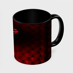Кружка 3D Akira red poly, цвет: 3D-белый + черный