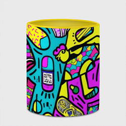 Кружка 3D Стандартные подарки мужчинам, цвет: 3D-белый + желтый — фото 2